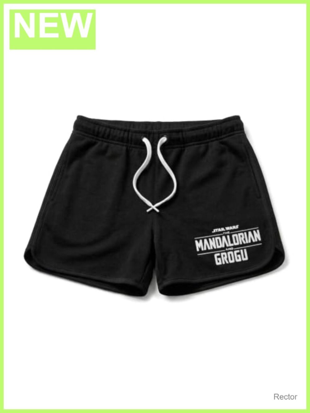 Star Wars Mandalorian Grogu Juniors Low Rise Graphic Drawstring Shorts
